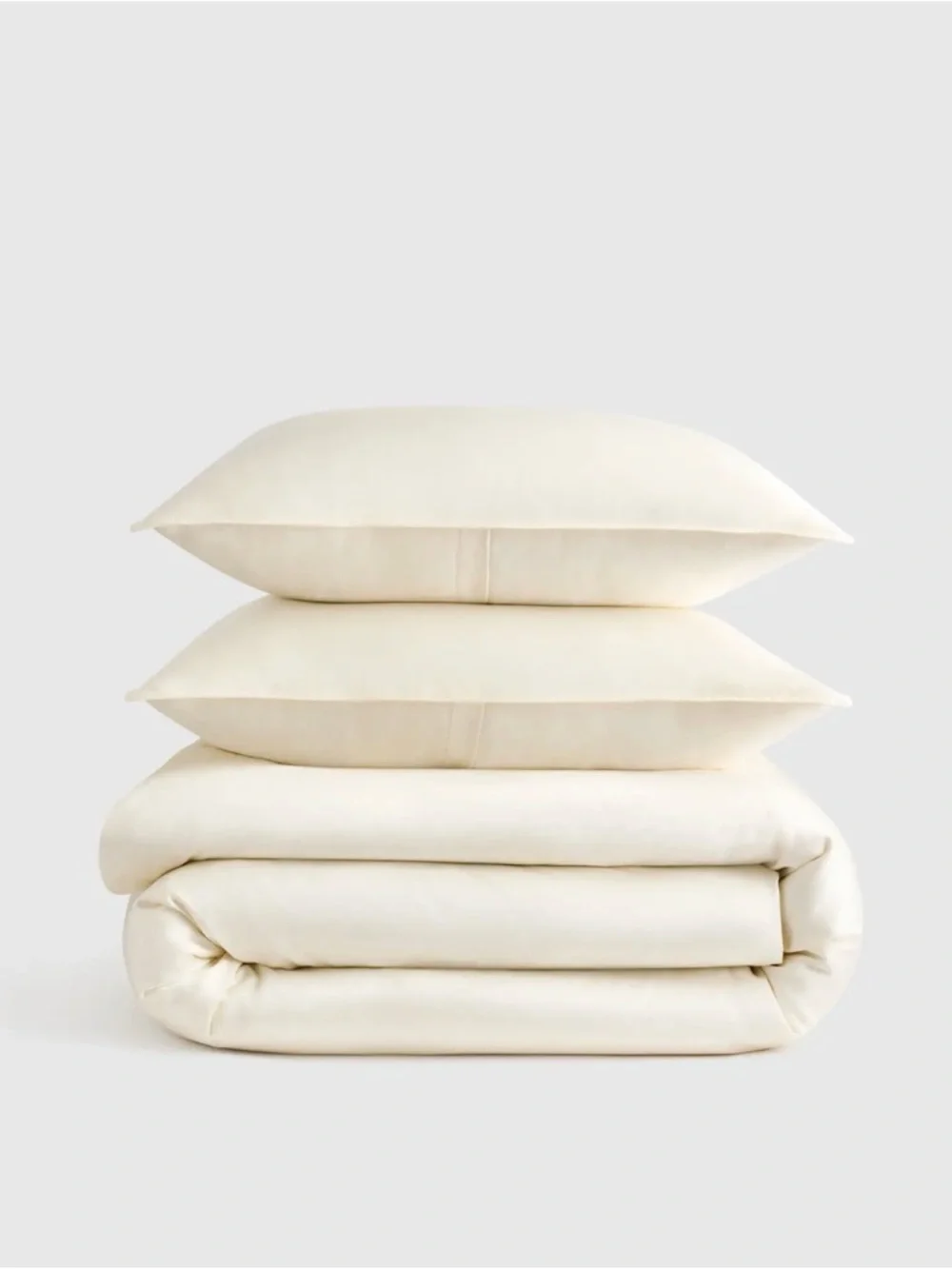 Quince NWOT Bamboo Duvet Set in Ivory Size King/Cal King 454